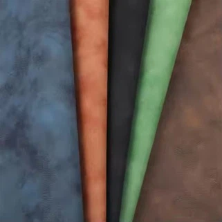 Imitasjon bomull Pu nubuck syntetisk stoff