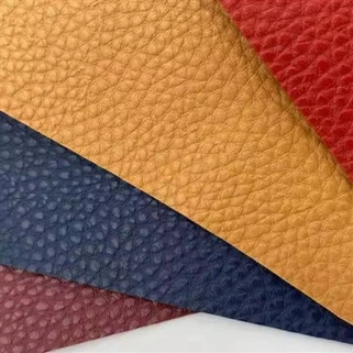 Skrapesistent faux skinn miljøvennlig slitasjebestandig Litchi Grain Imitation Leather For Car Seats Stoff